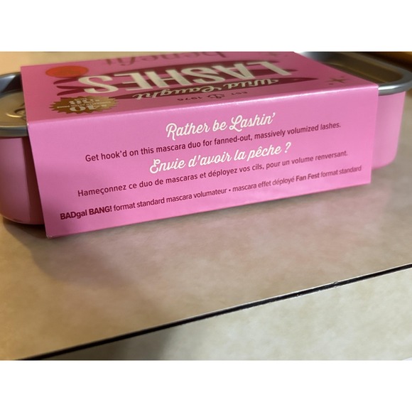 Benefit Wild Caught Lashes Mascara Duo BADgal BANG Fan Fest Full Sz Gift Black - Picture 5 of 5